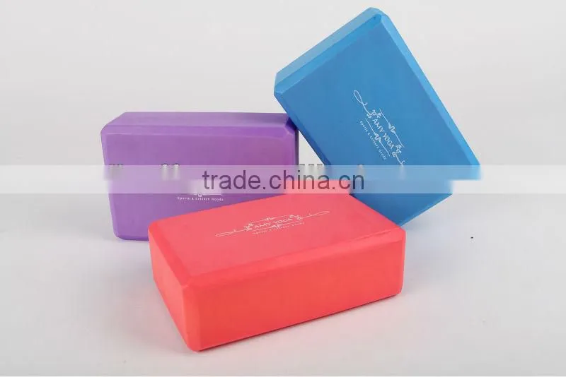 Eco colorful cheap yoga blocks