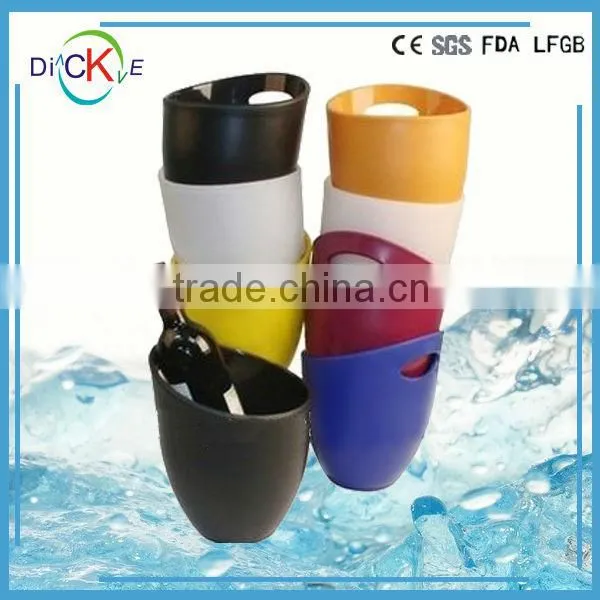 food grade ice bucket grey goose ice bucket/champagne plastic ice buckets