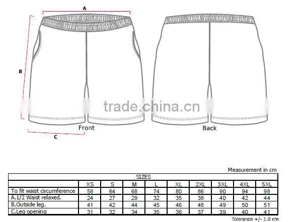 High quality 100% polyester sublimation lacrosse shorts
