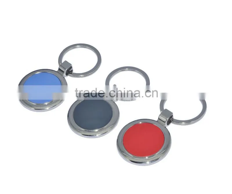 Cheaper metal keychain, custom keychain for round shape