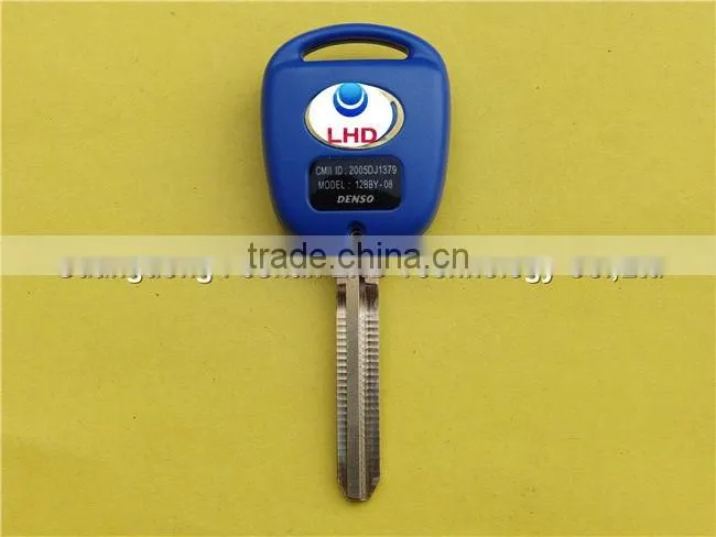 Fast shipping Toyota remote key shell key case 2 buttons Toy43 in blue