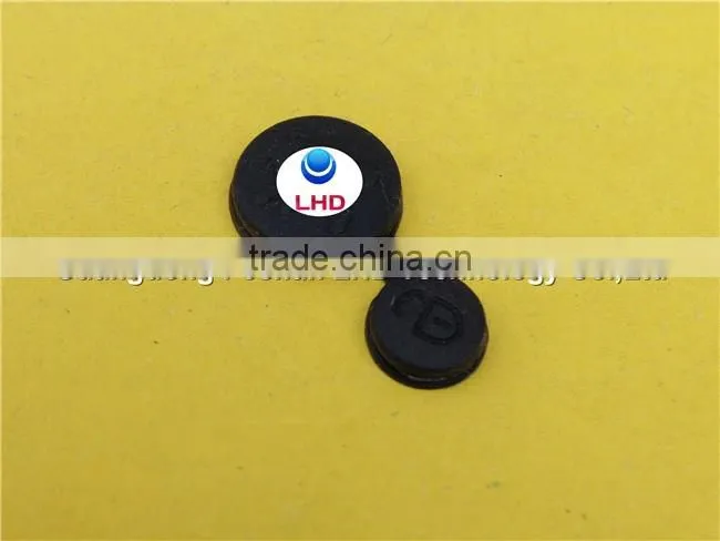 Wholesale 2 button rubber key button key pad for puugeot key