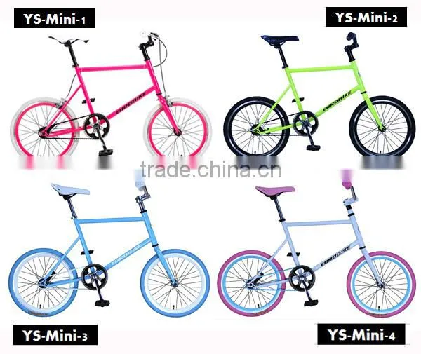 20 inch single speed fixed gear bike good looking girl red bicycle