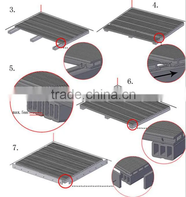 High Quality Decorate Material WPC Wall Panel