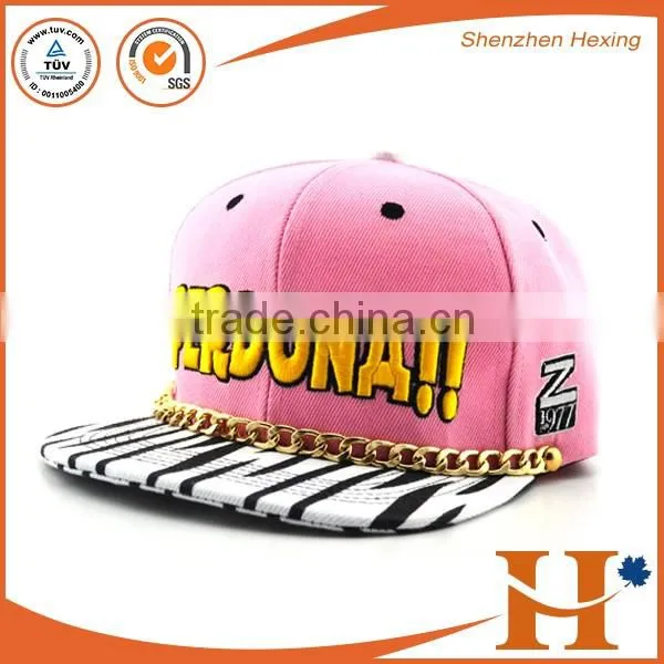 Customized sticker hat snapback caps