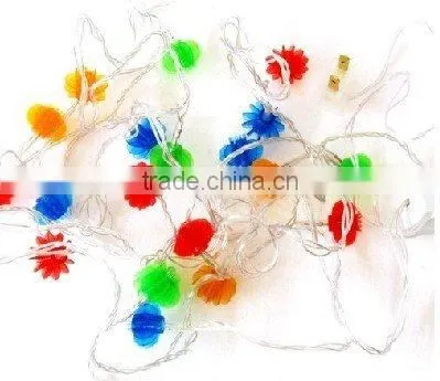 colourful led flower string light