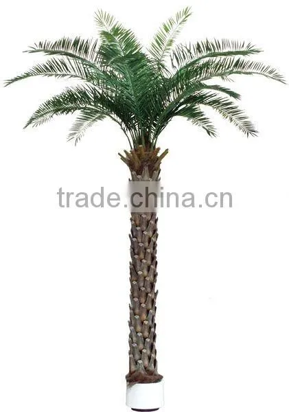 short trunk date palm tree artificial for indoor decor
