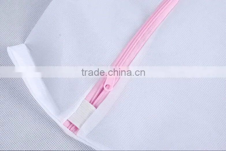 YIWU RODA 100% polyester mesh square white washing bag