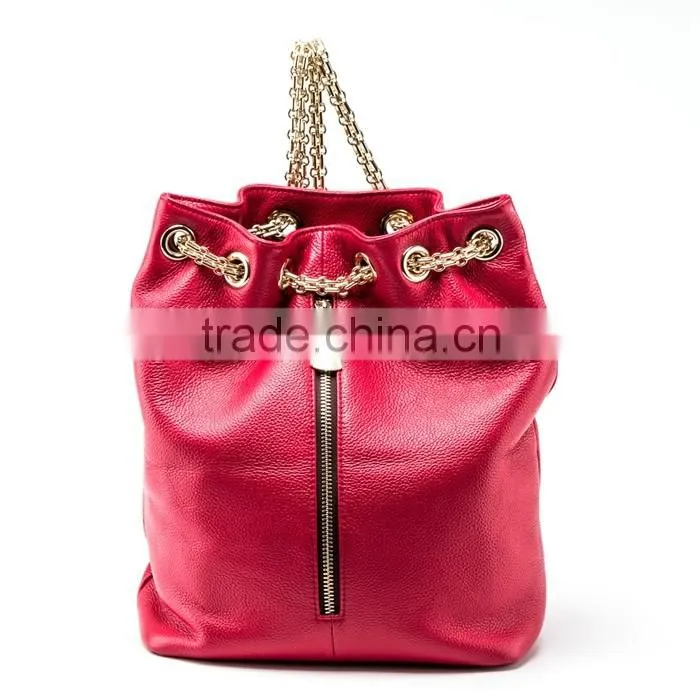 Factory Direct Sales 100% cowhide women genuine leather backpack casual