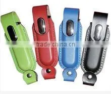 best selling new design leather usb flash drive