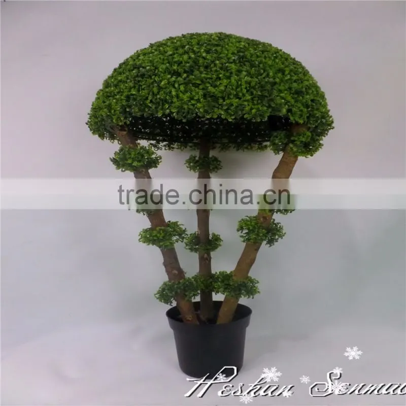artificial topiary tree boxwood bonsai for garden decor