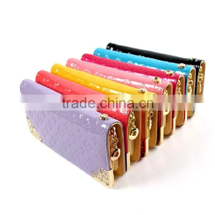 Flower woman use multiple colors woman wallet with dual function for promotion ,woman wallet manufacturer , woman wallet import