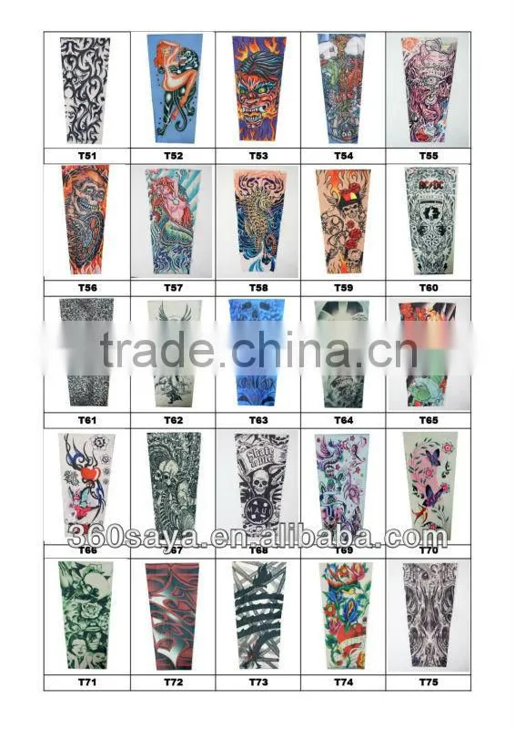 TS114 High quality fashion artificial tattoo sleeve