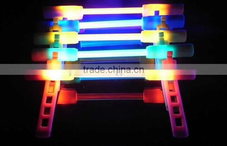 safety product glowing in the night flah led light for bike