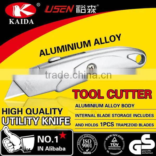 tool cutter 2pcs Trapezoid blade Zinc alloy Cutter Knife