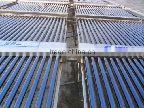Non Pressure Industrial Solar Hot Water System