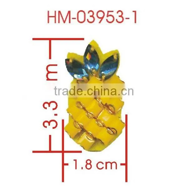 Handmade Turquoise Green Pineapple Decorative Flower For Dresses Gift Crafts