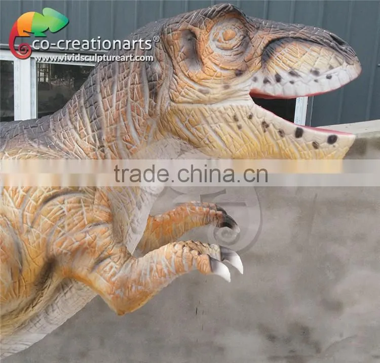 Real life-size robotic t rex dinosaur