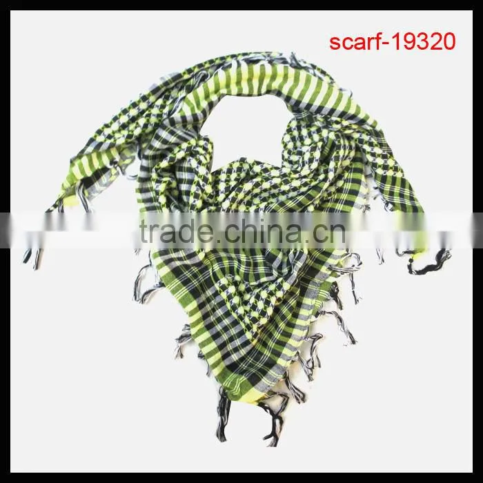fashion office lady triangle&square plaid printed scarf wholesale