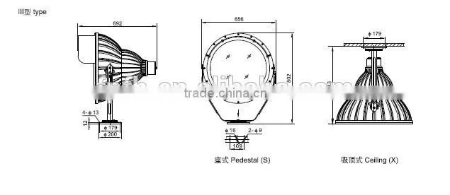 BAT51 explosion proof spotlight