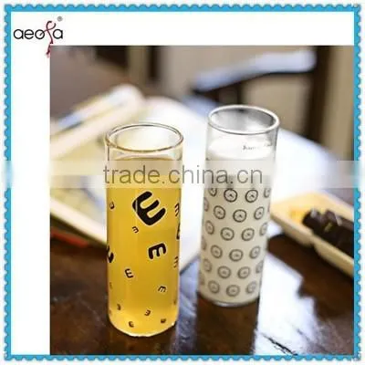 Round Thin Glass Juice Cup Clear Tea Coffee Cup
