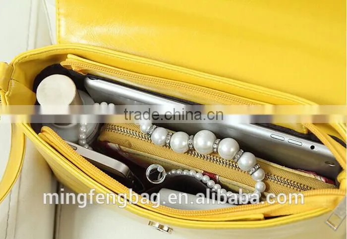 2016 New Fashionable Single Shoulder Cross Strap lady hand bag