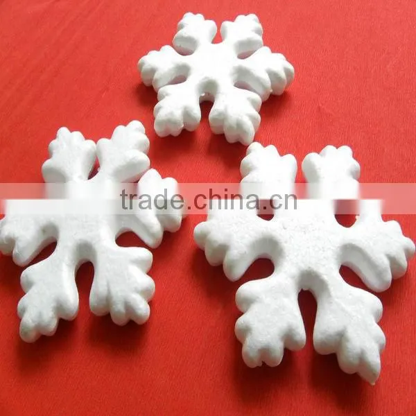 Holiday decoration polystyrene snow shape