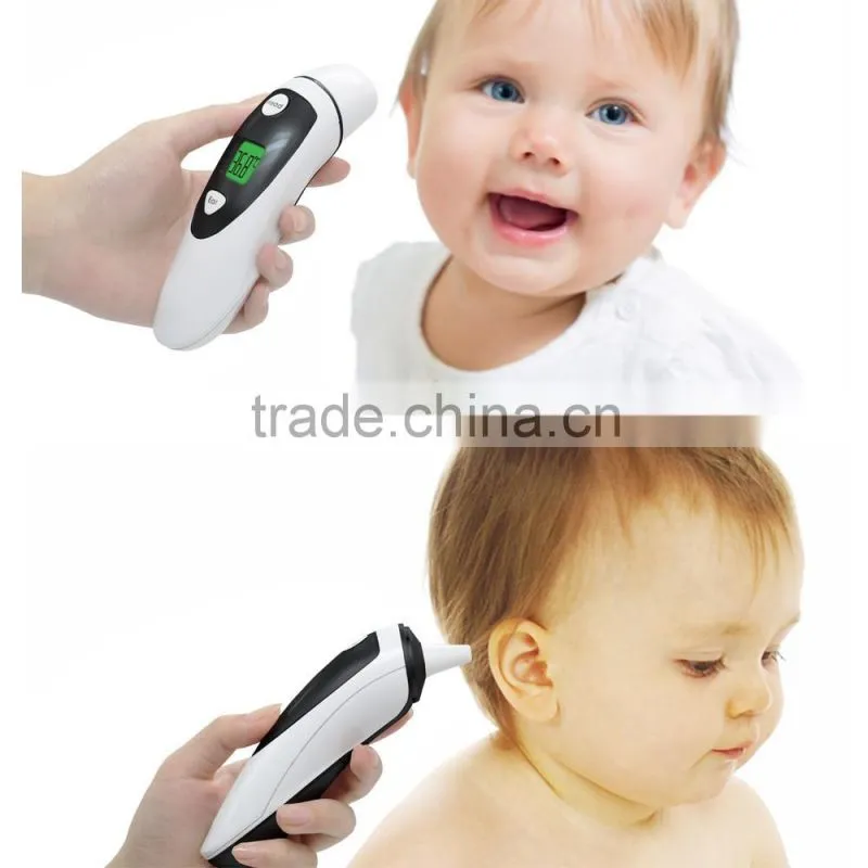 Digital infrared thermometer for ear and forehead dual model with CE