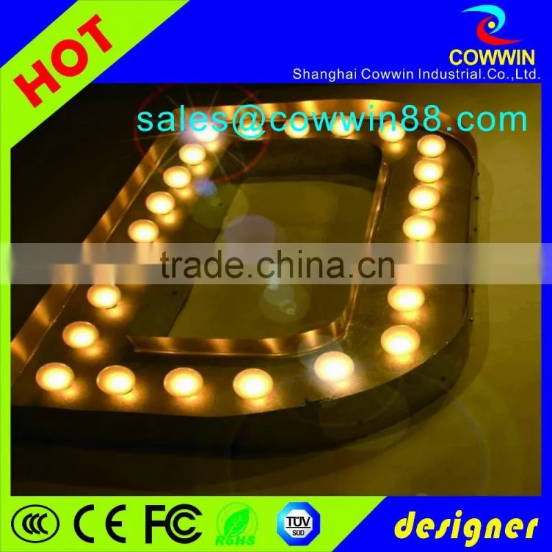 LED Lighted Marquee Sign Metal Alphabet letter cheap price