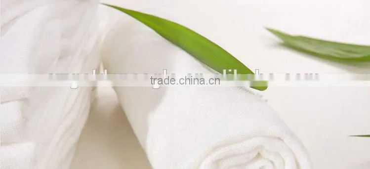 plain white bamboo and cotton muslin wraps