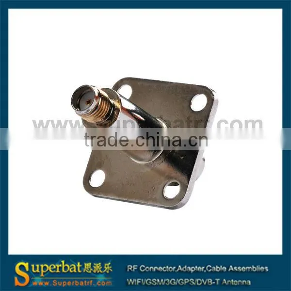 Adapter long SMA Jack to TNC Jack flange/panel router adapter
