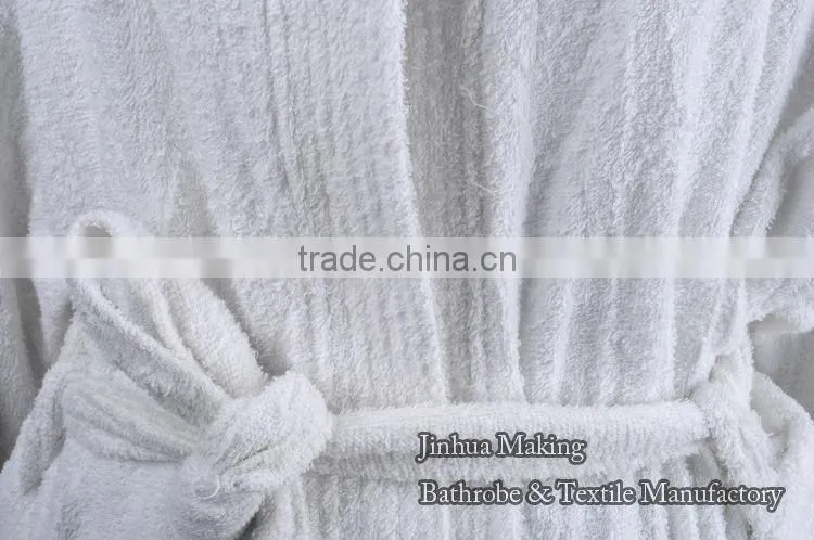 snow white hooded top class cheap wholesale cotton terry unisex designed bathrobe