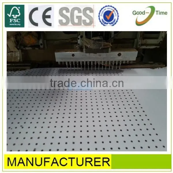 cherry melamined high quality MDF wooden peg board