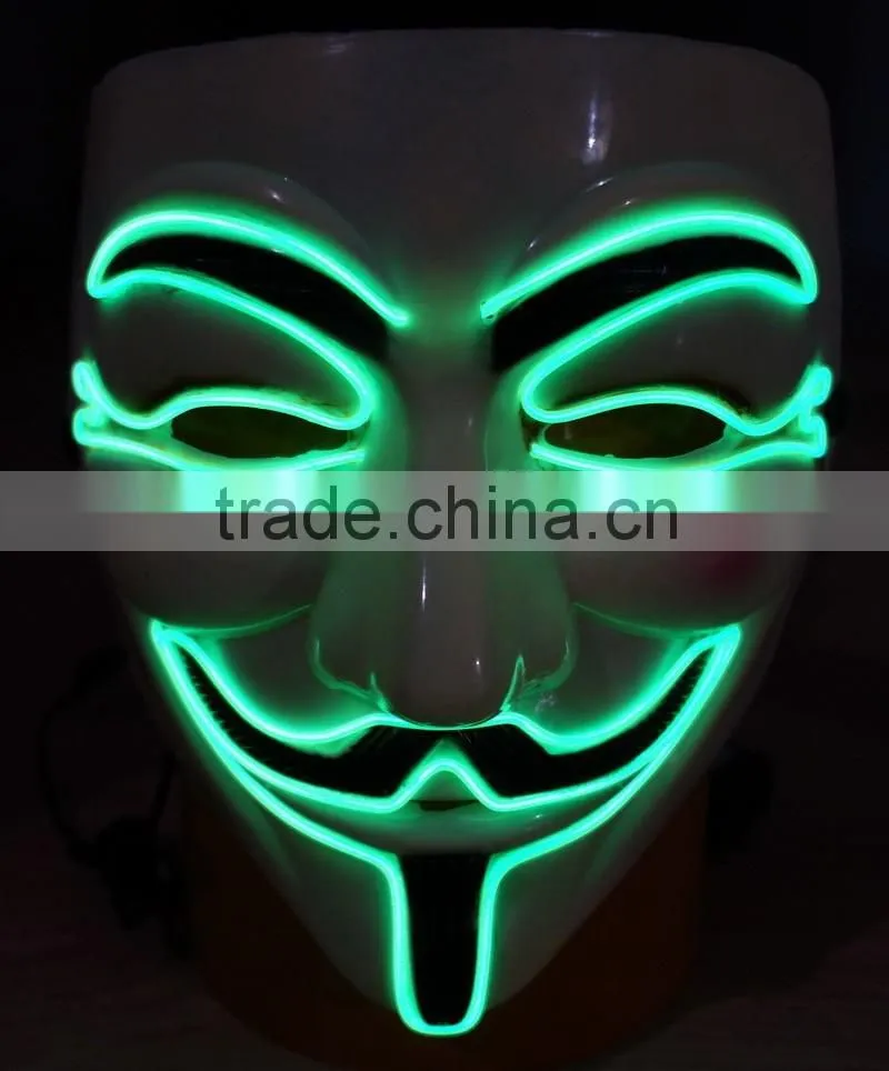 EL WIRE Mask / el wire party mask / el flashing mask