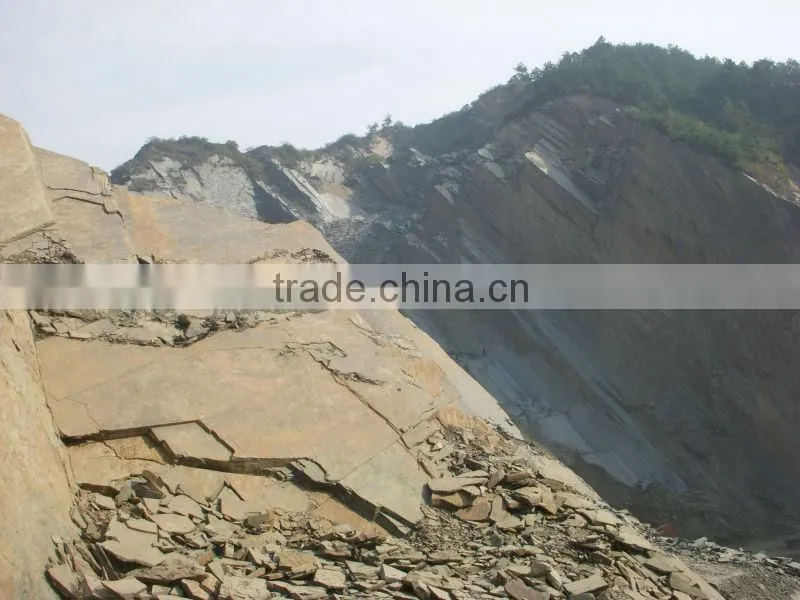 Decorative random tile quartzite slabs