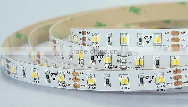 DC12V/DC24V SMD3014 CCT Color Adjustable LED Strip Warm White/ Cool White