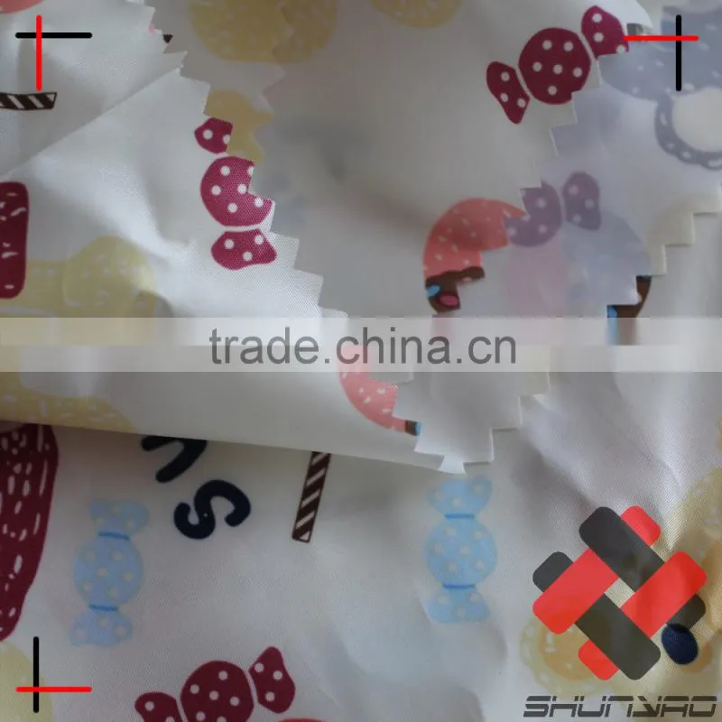 290T polyester taffeta with heat transfer printing cheap printed Padded Jacket fabric