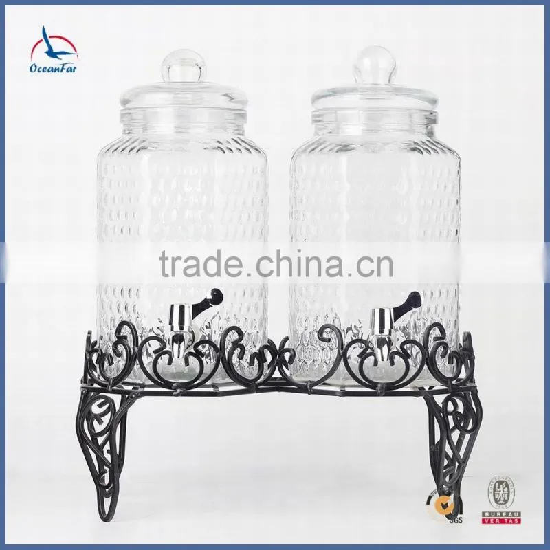 Wholesale Alibaba Glass Beverage Dispenser Tableware Glass Dispenser