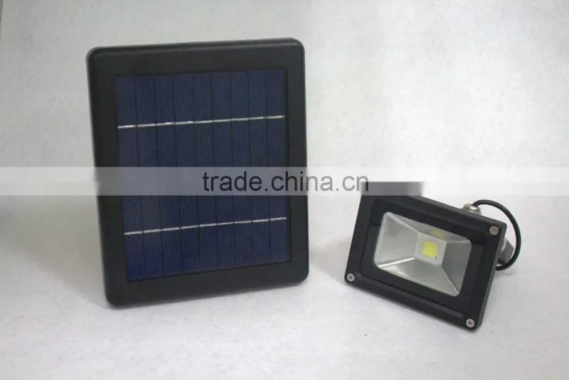 2016 factory made low price high brightness solar led flood light for country yard