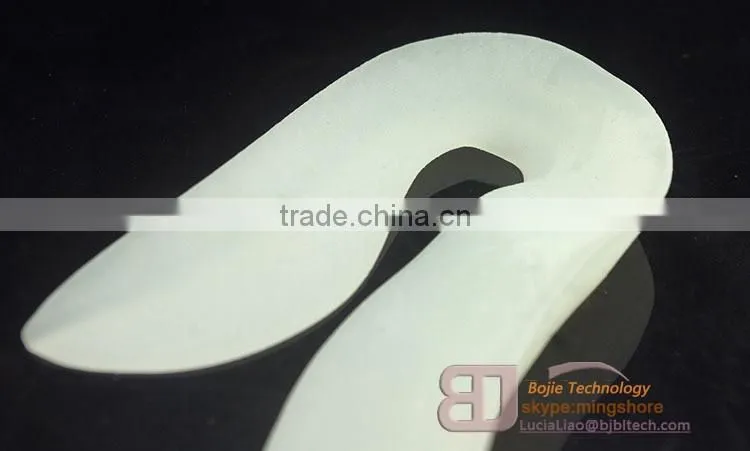 Soft Adjustable Width medical gel silicon pad for heel pad,silicone gel foot pad, U-shape heel cushion.