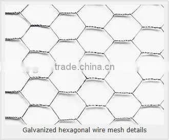 Hexagonal woven twist wire mesh - galvanized and PVC coated chicken mesh price