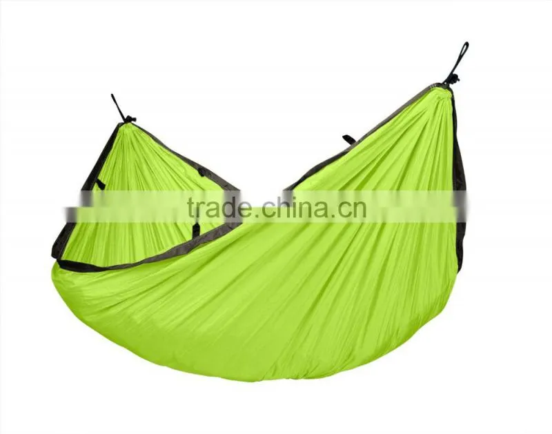 Ultra Light Parachute Silk and Travel Nylon Folding Covered Hammock
