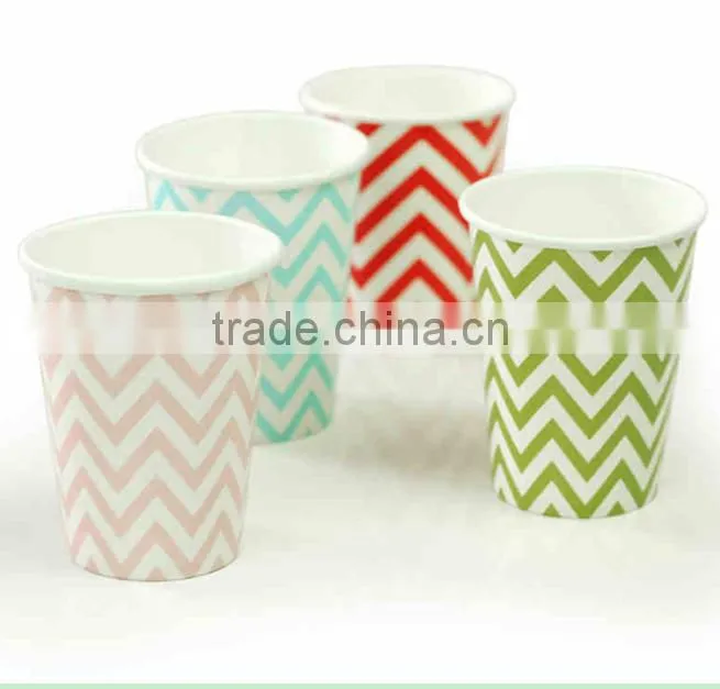 wave wholesale party disposable paper cup cheap beverage paper cup