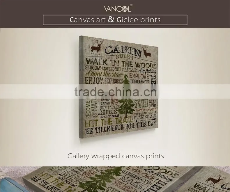 2015 pop selling wall decorative letters oil canvas painting