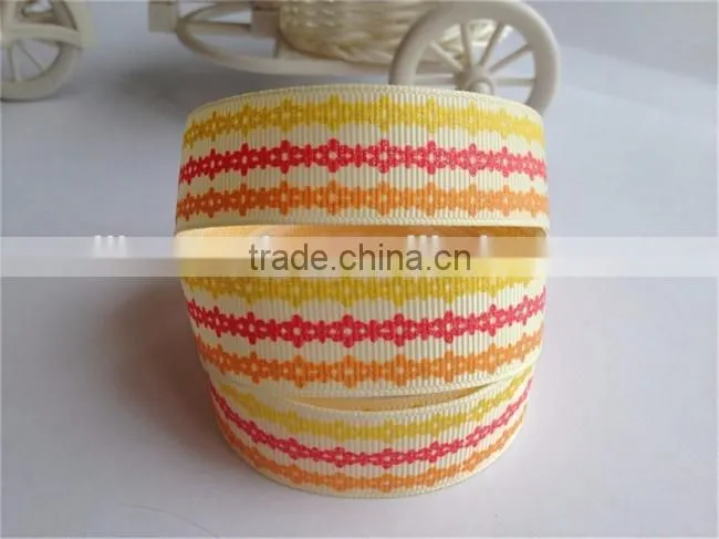 Wholesale Custom Print Satin Ribbon, Printed Grosgrain Ribbon