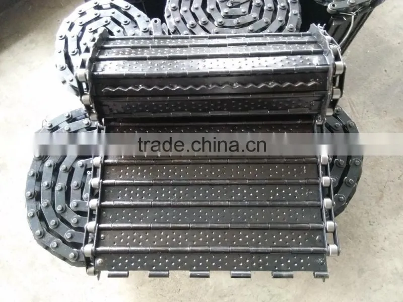 steel or stainless steel scraps chip conveyor chain belt