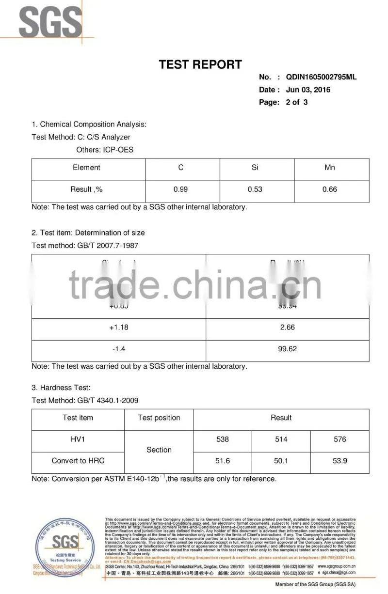 nice microstructure Mn 0.75-1.0% steel shot grit for ship hull rust removal