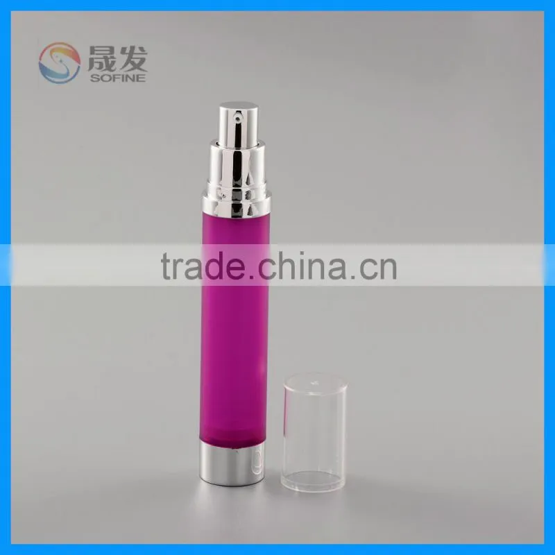 Cosmetic packaging plastic airless pump bottle