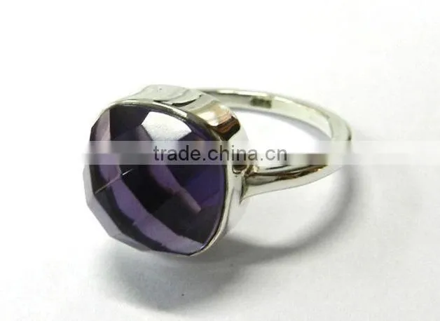 Labradorite Ring Silver Gemstone Ring