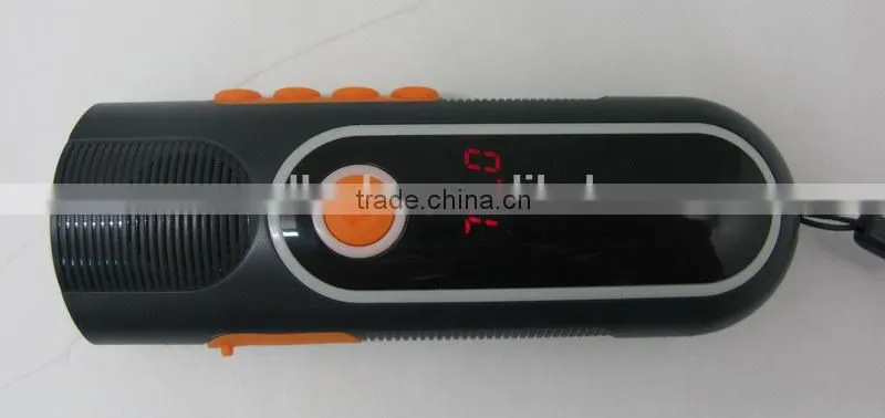 Dynamo torch with FM/AM radio